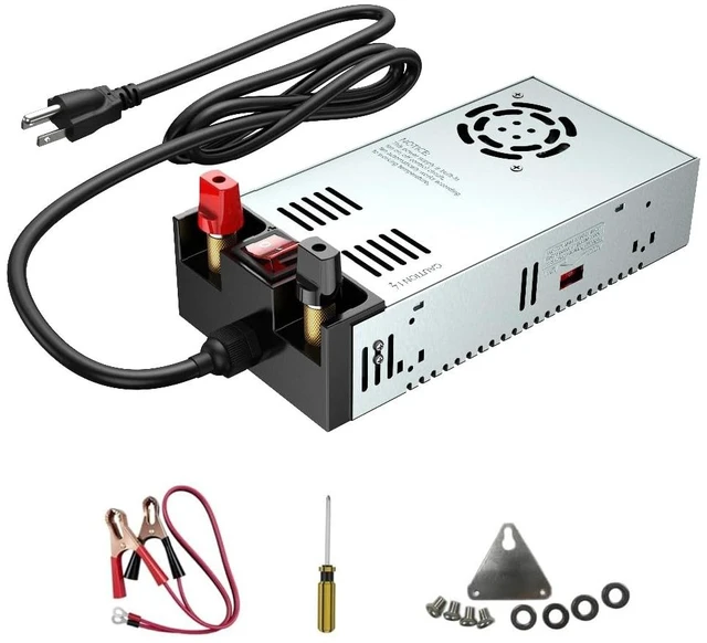 Main image of New Version 600W 110V AC to 12V DC Converter,with ON/Off Switch Pure Copper Terminals,Upgraded Circuit Board, 12V DC Adapter Transformer, Max 50A 600W Power Supply