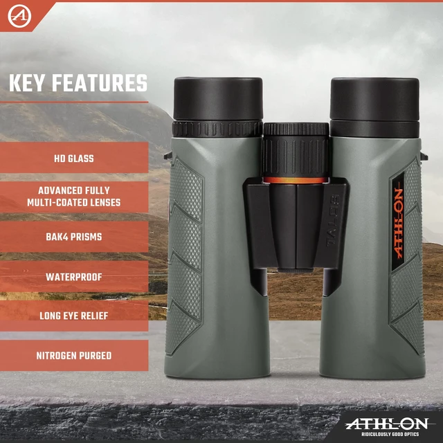 Alt view image 6 of 7 - 8x42 Talos G2 HD Binoculars with Eye Relief for Adults and Kids, High-Powered Binoculars for Hunting, Birdwatching, and More