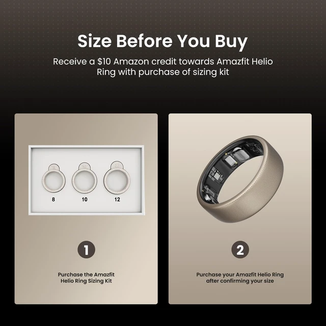 Alt view image 2 of 6 - Helio Ring Sizing Kit, Size Before You Buy, Get Credit for Purchase