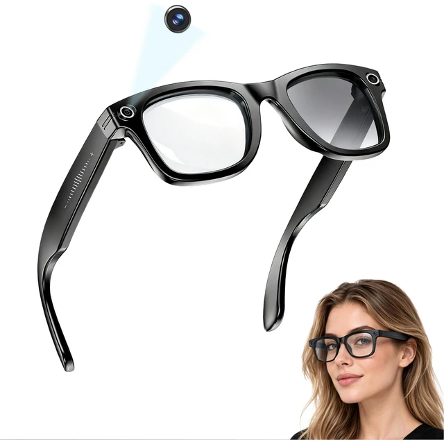 Main image of AI Smart Glasses with Camera POV Vlogging Capture, Translation Hands-free POV vlogging capture, real-time AI translation & open-ear audio