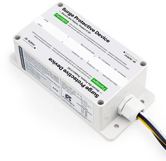 Main image of FHSPD60 Whole House Surge Protector FS60 Surge Protector Whole House Surge Protection Device Rated for 60,000 Amps, Whole Home Surge Protector, Indoor/Outdoor Use, 120/240V