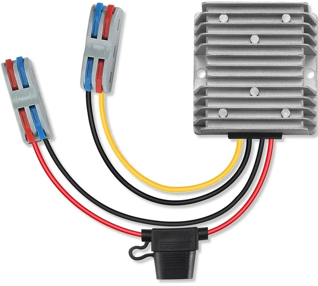 Main image of DC 12V 24V Step Up to 48V 5A 240W DC Boost Converter with Fuse Voltage Regulator Supply Power Converter Waterproof Module Transformer for Golf Cart CNC Equipment RV Accessories