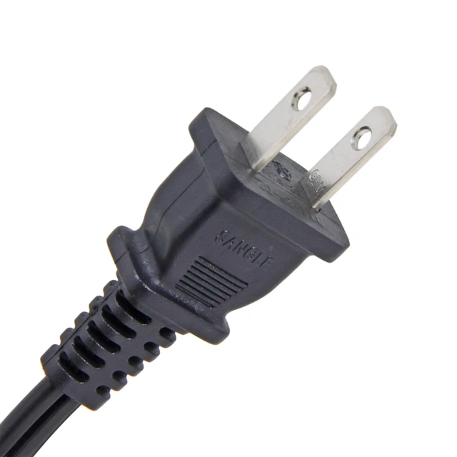 Alt view image 2 of 7 - 2-Pack Short 1FT Figure 8 Power Cord, 18AWG 2 Prong AC Cable for TV Short cables, 18AWG C7 connectors, save space on strips, compatible with most devices, great value for multiple electronics