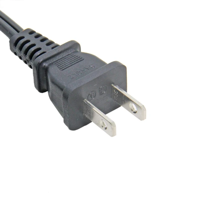 Alt view image 4 of 7 - 2-Pack Short 1FT Figure 8 Power Cord, 18AWG 2 Prong AC Cable for TV Short cables, 18AWG C7 connectors, save space on strips, compatible with most devices, great value for multiple electronics