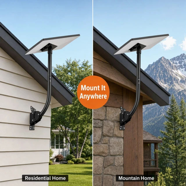 Alt view image 4 of 7 - Wall Mount for Starlink Gen 3, Extend Satellite Dish Mounting Bracket with kit