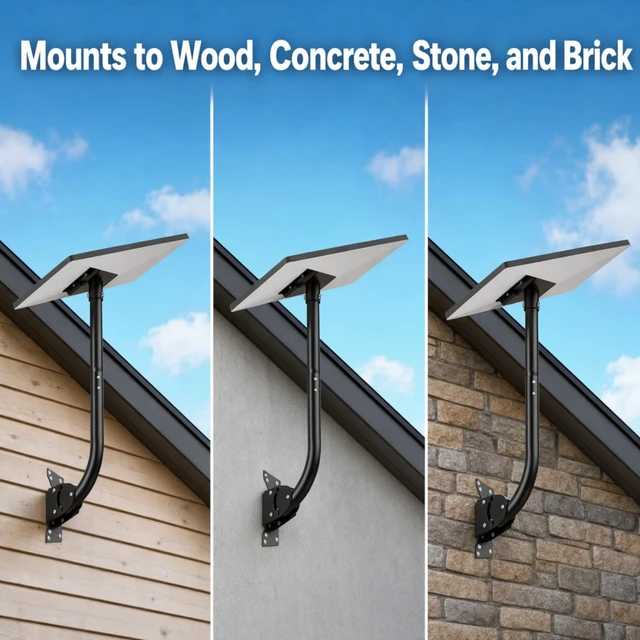 Alt view image 7 of 7 - Wall Mount for Starlink Gen 3, Extend Satellite Dish Mounting Bracket with kit