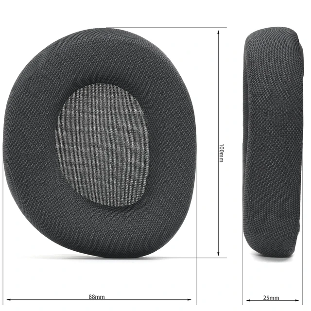 Alt view image 4 of 7 - Fabric Earpads for Turtle Beach Stealth 600 Gen 2/600 Gen3/500XB Also for Stealth 600 Gen 2/600 Gen2 USB/600 Gen 2 MAX/600 Gen3(600XB)/500 XB Headset