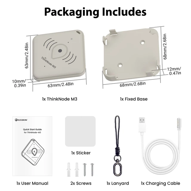 Alt view image 7 of 7 - LoRaWAN Tracker Card with GPS/WiFi Scan/BT Function IP66 Waterproof ThinkNode M3 Card Tracker with LR1110 and nRF52840 for Indoor & Outdoor Positioning and Environmental Monitoring, 915 MHz