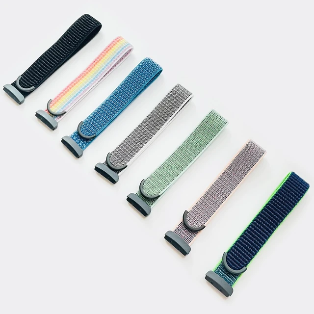 Alt view image 6 of 7 - 3-Pack Nylon Bands Compatible with Google Fitbit Ace LTE (2024), Breathable Sport Replacement Straps Soft Adjustable Solo Loop Nylon Wristband for Fitbit Ace LTE