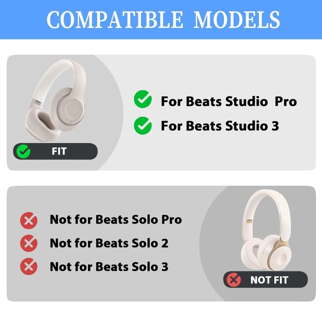 Alt view image 2 of 7 - Studio Pro Headband Replacement Top Head Band Repair Parts Accessories Repair Kit Compatible with Beats Studio Pro 2023(Model A2924)/ Studio 3 (Model A1914) Headphones(Sandstone)