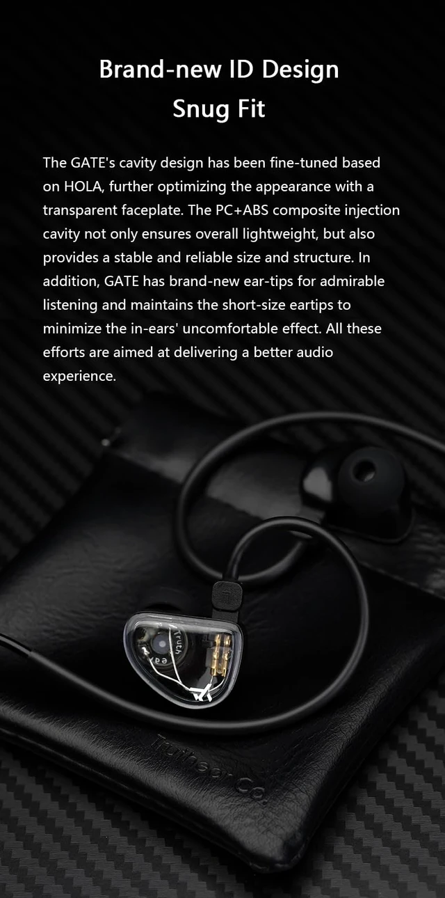 Alt view image 5 of 7 - TRUTHEAR GATE Cost-Effective Dynamic Driver in-Ear Headphone with 0.78 2Pin Cable (White, with mic)