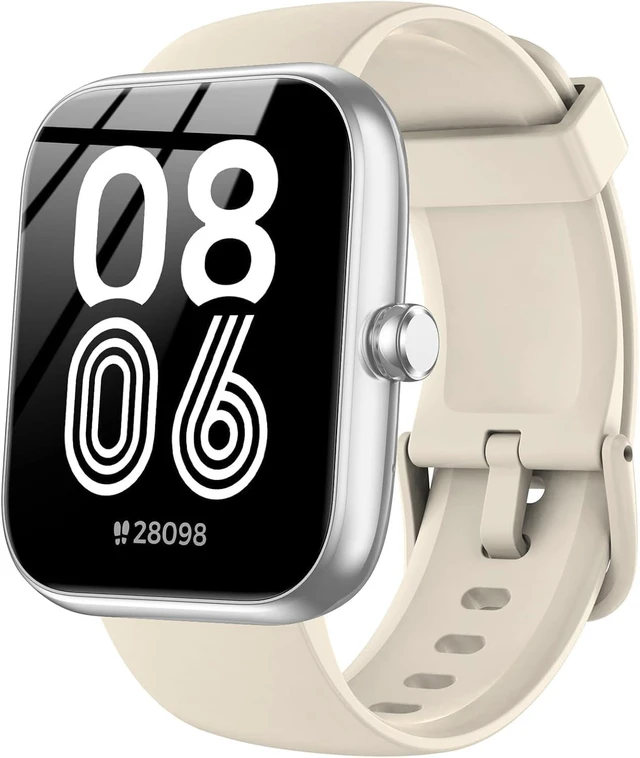 Main image of Smart Watch with Alexa Built-in 1.83" HD 2026 Health Fitness Tracker Bluetooth Calls and Notifications Heart Rate Sleep Monitor Fitness Watch with 120+ Sport Modes for iPhone Android (White)