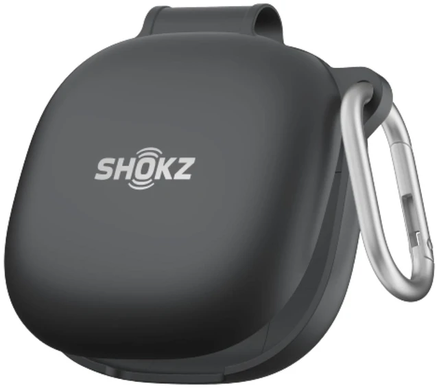 Main image of Protective Cover for OpenFit 2 Headphones Charging Case (Black) - Water Resistant Case, Durable, Scratch Resistant, Lightweight Plastic Cover-(Headphones or Charging case not Included