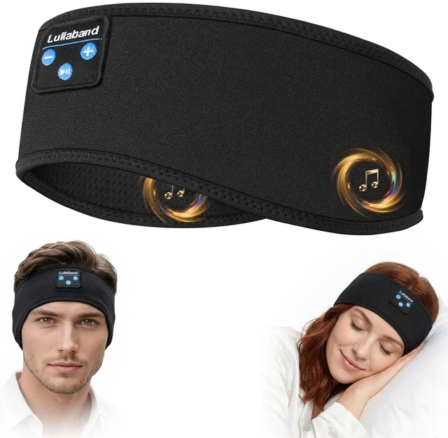 Main image of Sleep Headphones, Bluetooth Headband Headphones with 12-Hour Battery, Soft Headband for Sleeping, Travel, Exercise, Yoga & Relaxation