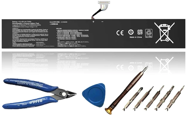Main image of C41N2208 Laptop Battery Replacement for ASUS ROG Ally RC71L PC71L Gaming Handheld PC Series 15.48V 72Wh 4650mAh