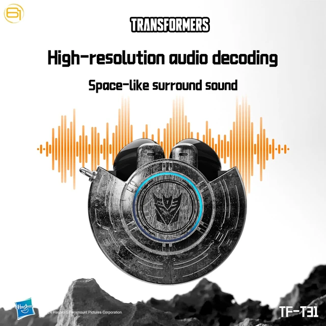 Alt view image 4 of 7 - Earbuds T31, Bluetooth Wireless Gaming Earbuds with Mic, Low Latency in Ear Earbuds, Passive Noise Cancelling, HiFi HD Calling, Game/Music Modes (Megatron Black)