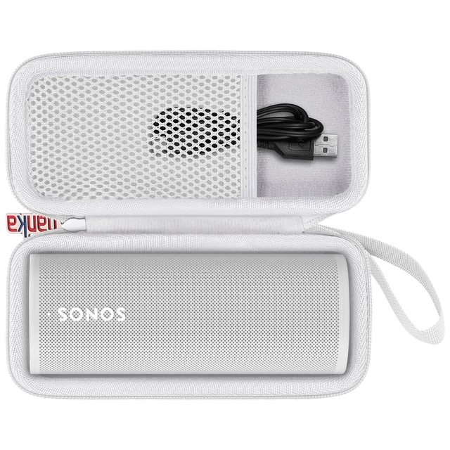 Alt view image 3 of 7 - Hard Travel Case Replacement for Sonos Roam 2 / Sonos Roam Portable Smart Bluetooth Speaker