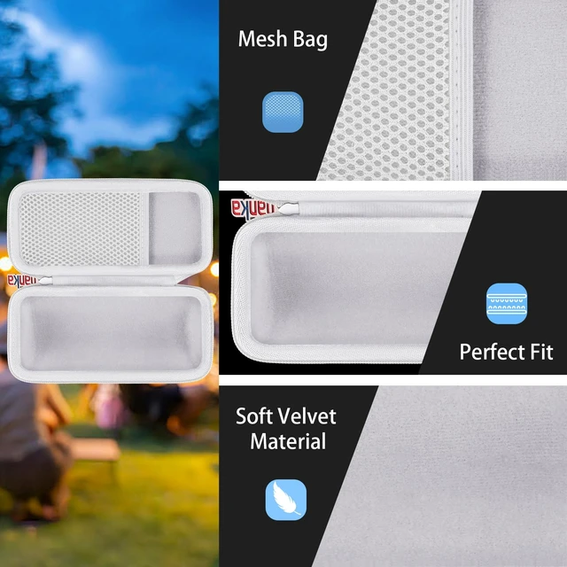 Alt view image 5 of 7 - Hard Travel Case Replacement for Sonos Roam 2 / Sonos Roam Portable Smart Bluetooth Speaker
