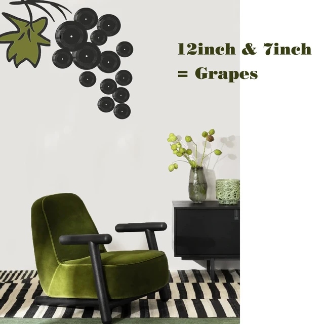 Alt view image 7 of 7 - 15pcs Blank Vinyl Records 7 Inch for Wall Decor, Doodle on Fake Records, Props for Music Party Wedding Signing Table No. Vintage Decor