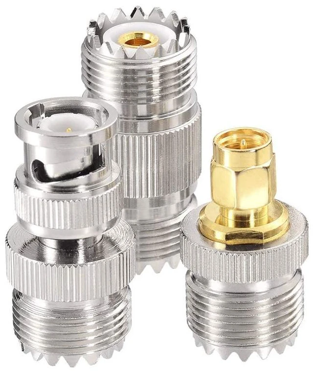 Alt view image 3 of 7 - PL259 to PL259 RG58 Coax Cable 20inch +3pcs SMA/BNC/SO239 Adapter UHF PL-259 Cable Jumper Kit for CB Ham Radio SWR Meter, Amateur, Two-Way Radio Applications