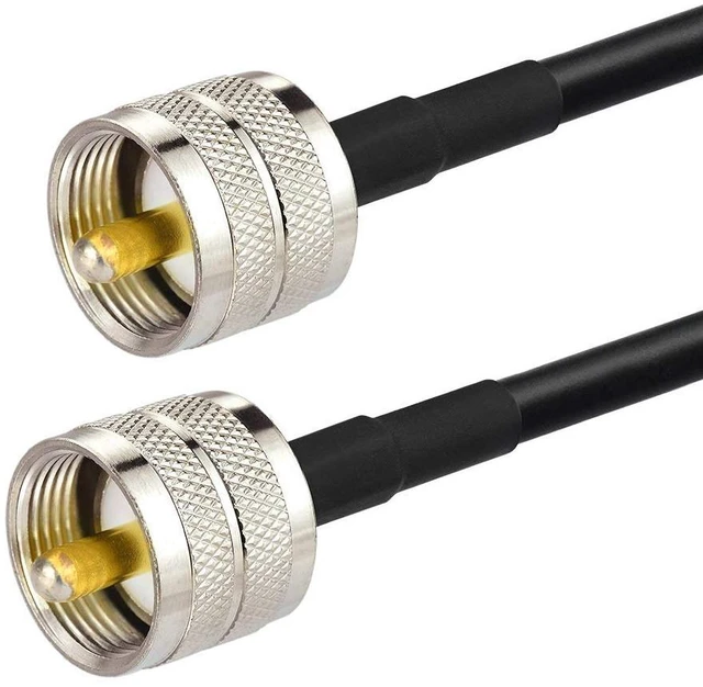 Alt view image 7 of 7 - PL259 to PL259 RG58 Coax Cable 20inch +3pcs SMA/BNC/SO239 Adapter UHF PL-259 Cable Jumper Kit for CB Ham Radio SWR Meter, Amateur, Two-Way Radio Applications
