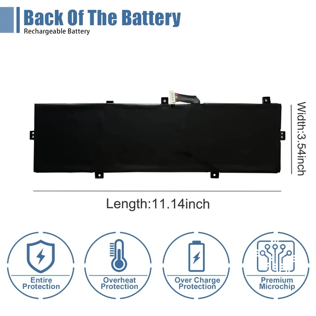 Alt view image 5 of 7 - C31N1620 Laptop Battery Replacement for Asus Zenbook U4100U U4100UQ UX430U UX430UQ UX430UQ-GV015T Series 0B200-02370000 C31PoJH 31CP5/70/81 11.55V 50Wh 4335mAh