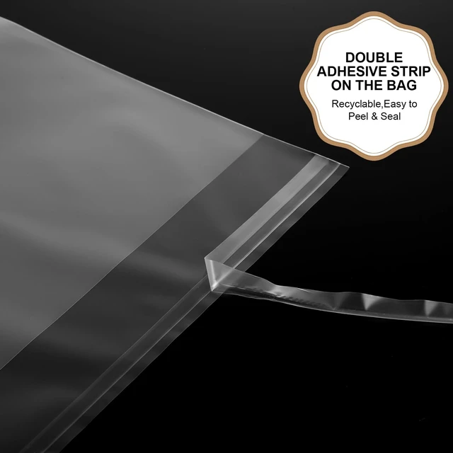 Alt view image 6 of 7 - 100 PCS Acid-Free Crystal Clear Plastic Bags for 12x16 Art Prints/Photos/Framing Mat Mattes/Pictures,12 2/5 X 16 8/11 OPP Sleeves Storage Bags (Bag Size: 12 2/5 X 16 8/11)