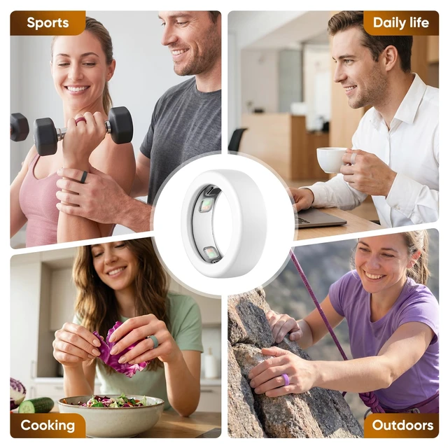 Alt view image 7 of 7 - 15 Pack Silicone Ring Cover Compatible with Oura Ring 5, S Ultra-Thin Silicone Cover, Anti-Scratch Protection for Smart Ring Health Tracker, Ring Protector Case for Men Women