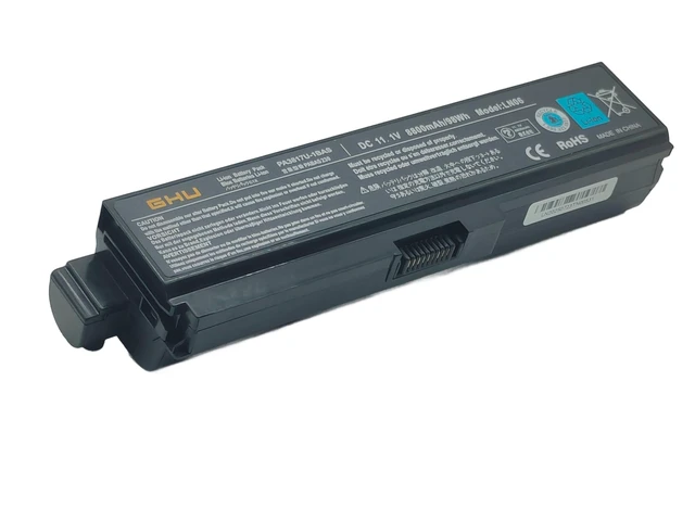 Alt view image 2 of 7 - New Battery 98 WH Replacement for PA3819U-1BRS Compatible for Toshiba Satellite PA3817U-1BRS A665 C655 L600 L675D L700 P745 L745 L750 P755 P775 L655 PA3819U-1BAS PA3816U-1BRS PA3817U-1BAS