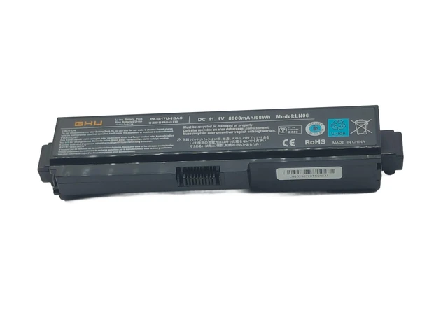 Alt view image 3 of 7 - New Battery 98 WH Replacement for PA3819U-1BRS Compatible for Toshiba Satellite PA3817U-1BRS A665 C655 L600 L675D L700 P745 L745 L750 P755 P775 L655 PA3819U-1BAS PA3816U-1BRS PA3817U-1BAS