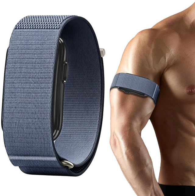 Main image of Nylon Sport Band Compatible with Garmin CIRQA Bicep Bands, Adjustable Hook & Loop Replacement Wrist Strap Breathable Soft Bicep Bands for Men Women