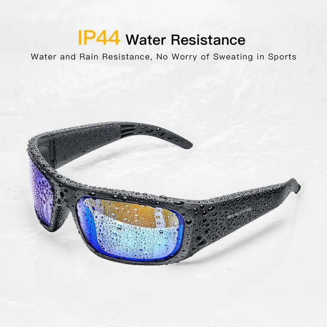 Alt view image 5 of 7 - UltraLight Smart Glasses with Camera, 24MP 1080P Video Builtin Memory 1080P Camera Glasses, RecordWhileCharging, Water Resistant, Polarized Lens, HandsFree Video for Cycling, Hiking & Running