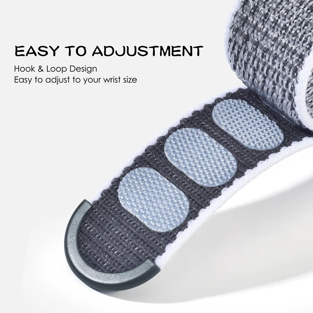 Alt view image 5 of 7 - Nylon Band & Case Compatible with Fitbit Ace LTE, Breathable Braided Wristband Soft Sport Loop Replacement Strap for Google Ace LTE