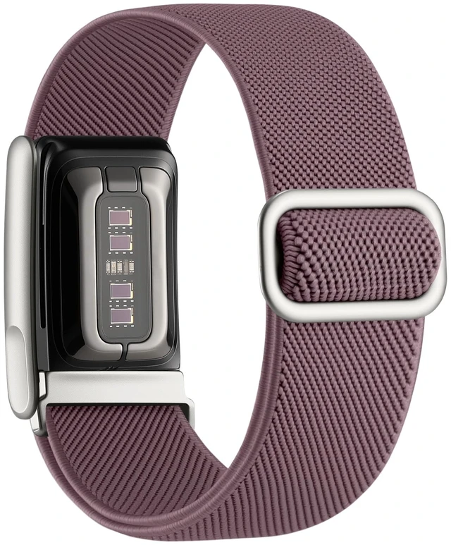 Main image of Stretchy Band Compatible with Whoop 5.0 Bands One, Peak and Life MG, Breathable Adjustable Soft Solo Loop Elastic Nylon Sport Strap Accessories for Whoop Band 5.0 Fitness Tracker, SmokeViolet