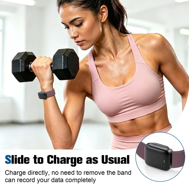 Alt view image 4 of 7 - Stretchy Band Compatible with Whoop 5.0 Bands One, Peak and Life MG, Breathable Adjustable Soft Solo Loop Elastic Nylon Sport Strap Accessories for Whoop Band 5.0 Fitness Tracker, SmokeViolet