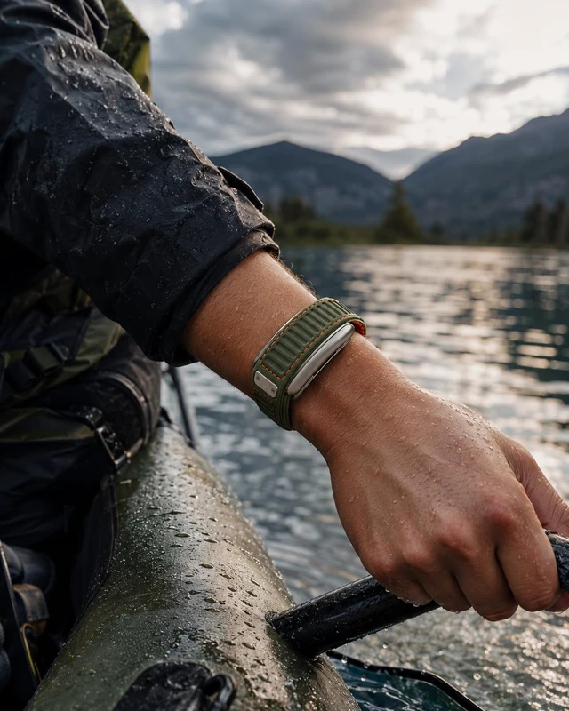 Alt view image 4 of 6 - Compatible with WHOOP 5.0/MG Navigator Replacement Band, Heavy-Duty Rugged Nylon Velcro Strap, Abrasion & Weather Resistant, Secure Fit for Sport & Daily Wear Not Compatible with WHOOP 4.0