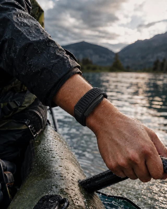 Alt view image 4 of 6 - Compatible with WHOOP 5.0/MG Navigator Replacement Band, Heavy-Duty Rugged Nylon Velcro Strap, Abrasion & Weather Resistant, Secure Fit for Sport & Daily Wear Not Compatible with WHOOP 4.0