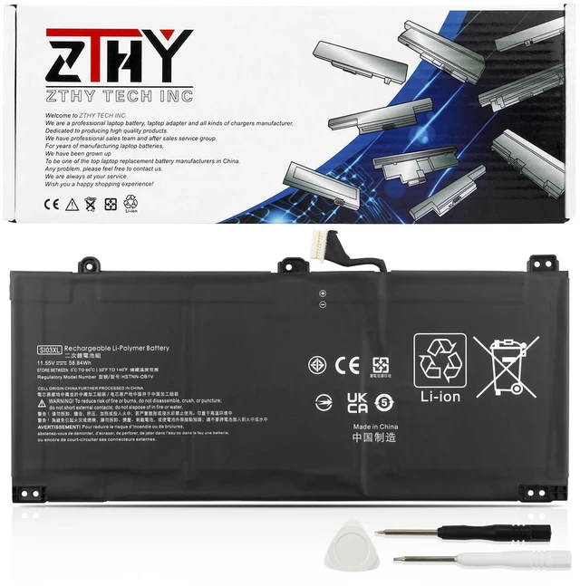 Main image of SI03XL Laptop Battery Replacement for HP Chromebook X360 14c-cc 14c-cc0xxx 14ct-cc000 14c-cc0013dx 14c-cc0047nr Chromebook 14b-na0000 14b-nb, Pro C640 G2 Chromebook, Elite C645 14 G2, Elite C640 14 G3