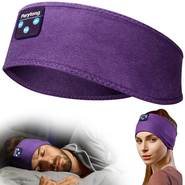 Main image of Sleep Headphones Sleeping Bluetooth Headband, Soft Headphone Band with Ultra-Thin Speakers Perfect for Side Sleepers, Running, Workout, Jogging, Yoga, Insomnia Cool Gadgets