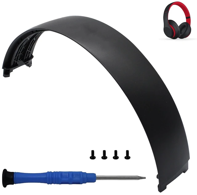 Main image of Headband Replacement for Studio 3.0 A1914/ Studio 2.0 Wireless Headphones Studio 3 Top Headband Replacement Head Band Parts Accessories,Not Easy To Break,As Same As OEM Repair Kit (Black+Red)
