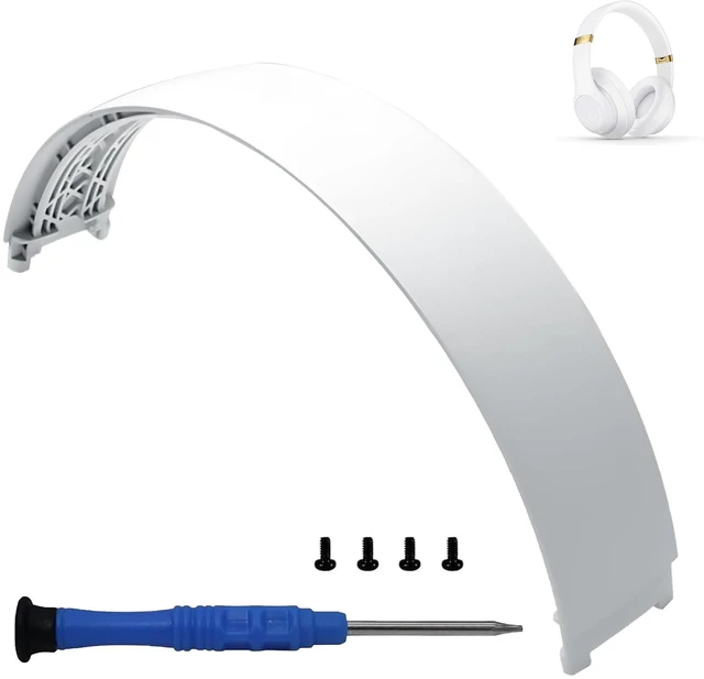 Main image of Studio 3 Headband Replacement Top Headband Replacement Head Band Parts Accessories Repair Kit Compatible with Studio 3.0 A1914 Wireless Studio 2.0 Wireless Headphones (White)
