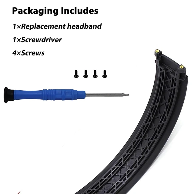 Alt view image 7 of 7 - Headband Replacement for Studio 3.0 A1914/ Studio 2.0 Wireless Headphones Studio 3 Top Headband Replacement Head Band Parts Accessories,Not Easy To Break,As Same As OEM Repair Kit (Black+Red)