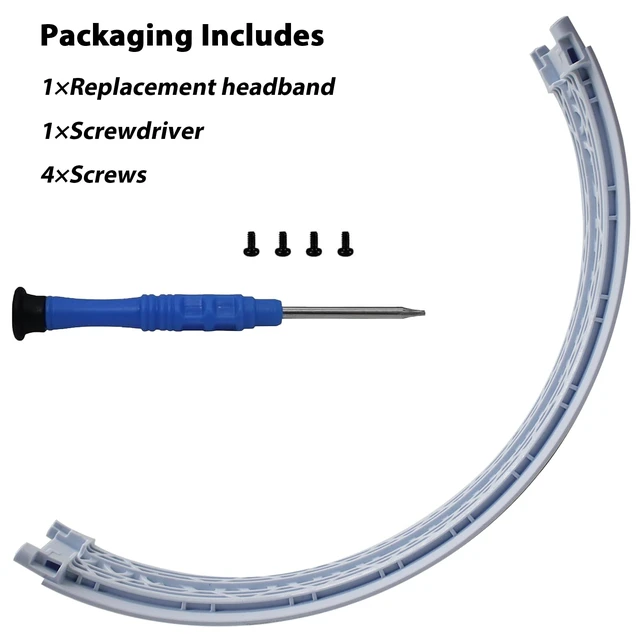 Alt view image 7 of 7 - Studio 3 Headband Replacement Top Headband Replacement Head Band Parts Accessories Repair Kit Compatible with Studio 3.0 A1914 Wireless Studio 2.0 Wireless Headphones (White)