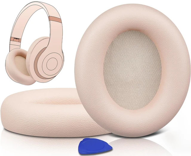 Main image of Replacement Earpads for Beats Studio Pro Wireless Noise Cancelling Headphones, Cushions Ear Pads with Soft Protein Leather, Noise Isolation Foam - Moon