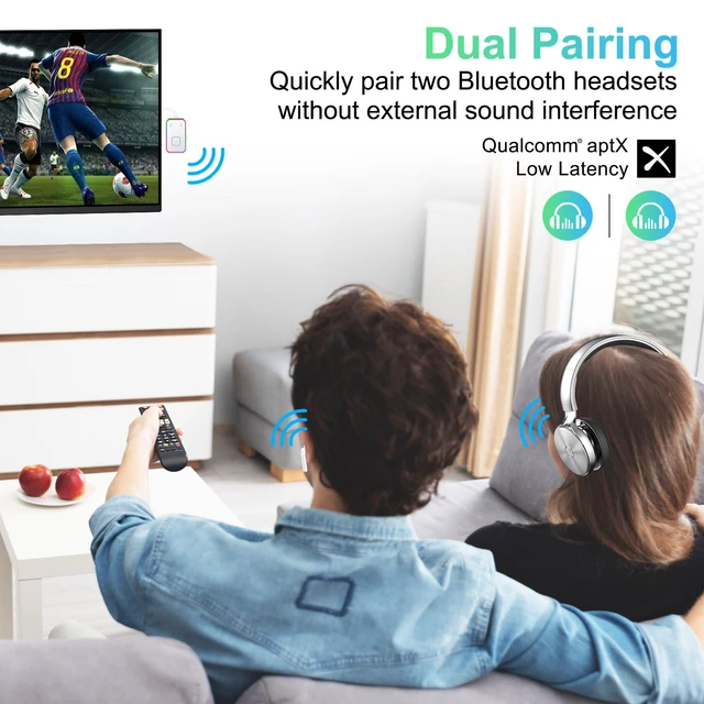 Alt view image 4 of 6 - Bluetooth Transmitter for Airplane (Silver)