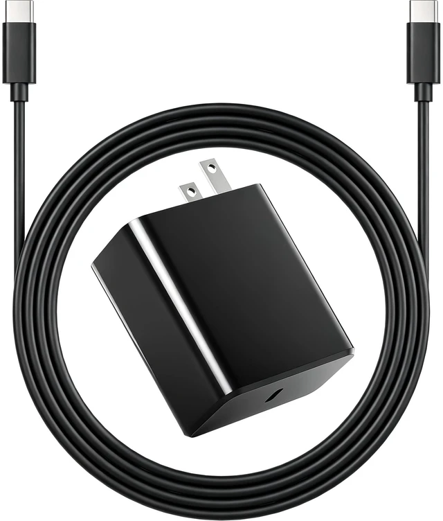 Main image of 65W GaN USB-C Wall Charger, PD 3.0 Super Fast Charging Type C Compatible with Samsung Galaxy S26/S25 Ultra, iPhone 18/17/16 Pro Max, MacBook Air/Pro,Laptop,Phone,iPad with 10FT Cable