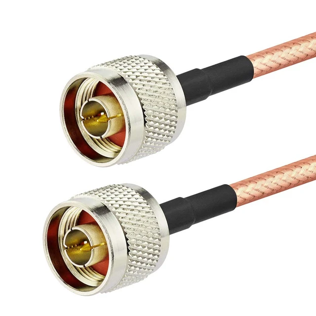 Alt view image 2 of 4 - N Male to N Male Jumper RG400 Low Loss Coaxial Cable 3 Feet for 4G LTE Antenna,WiFi Antenna, Antenna Router, Ham Radio
