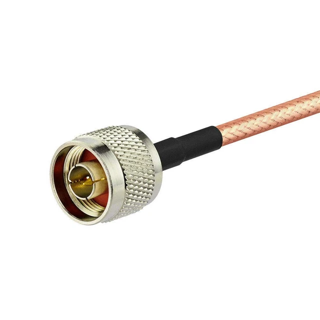 Alt view image 4 of 4 - N Male to N Male Jumper RG400 Low Loss Coaxial Cable 3 Feet for 4G LTE Antenna,WiFi Antenna, Antenna Router, Ham Radio