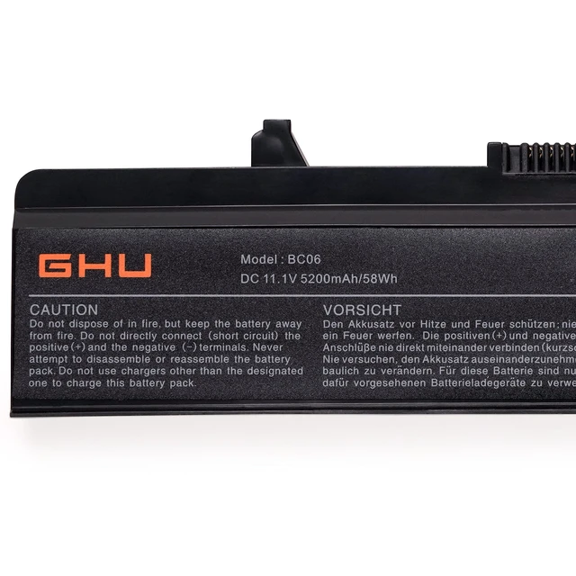 Alt view image 3 of 6 - New Battery X284G GW240 58 Wh Compatible with Dell Inspiron Computer 1525 1526 1545 1546 PP29L PP41L PN XR693 GP952 RU586 RN873 GW240 M911G J399N fit Part# 312-0844 C601H GW252 HP297 K450N