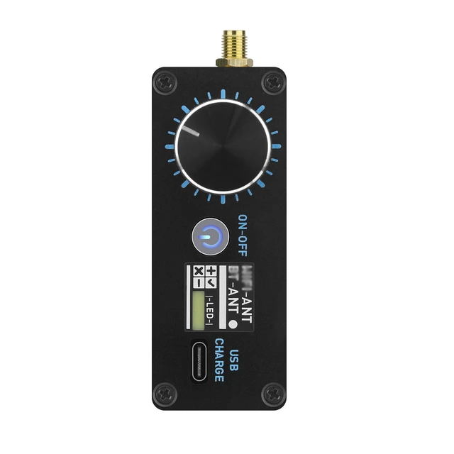 Alt view image 4 of 7 - ATS25 Ultra Portable 4 Touchscreen Audio Receiver with Multi-Mode Playback, USB & AUX Input, Visual Level Display